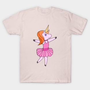 Unicorn ballet dancer T-Shirt